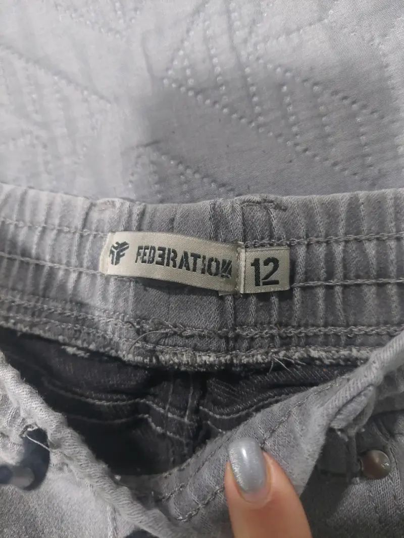 Pantalones grises elásticos para niños - 3