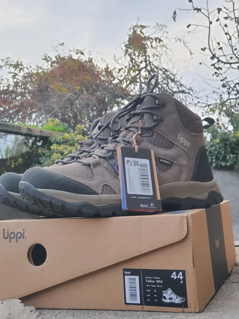 Botas de trekking Uppí Tellus Mid color taupe - 1