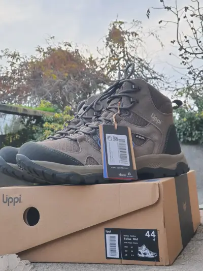 Botas de trekking Uppí Tellus Mid color taupe - miniatura 1