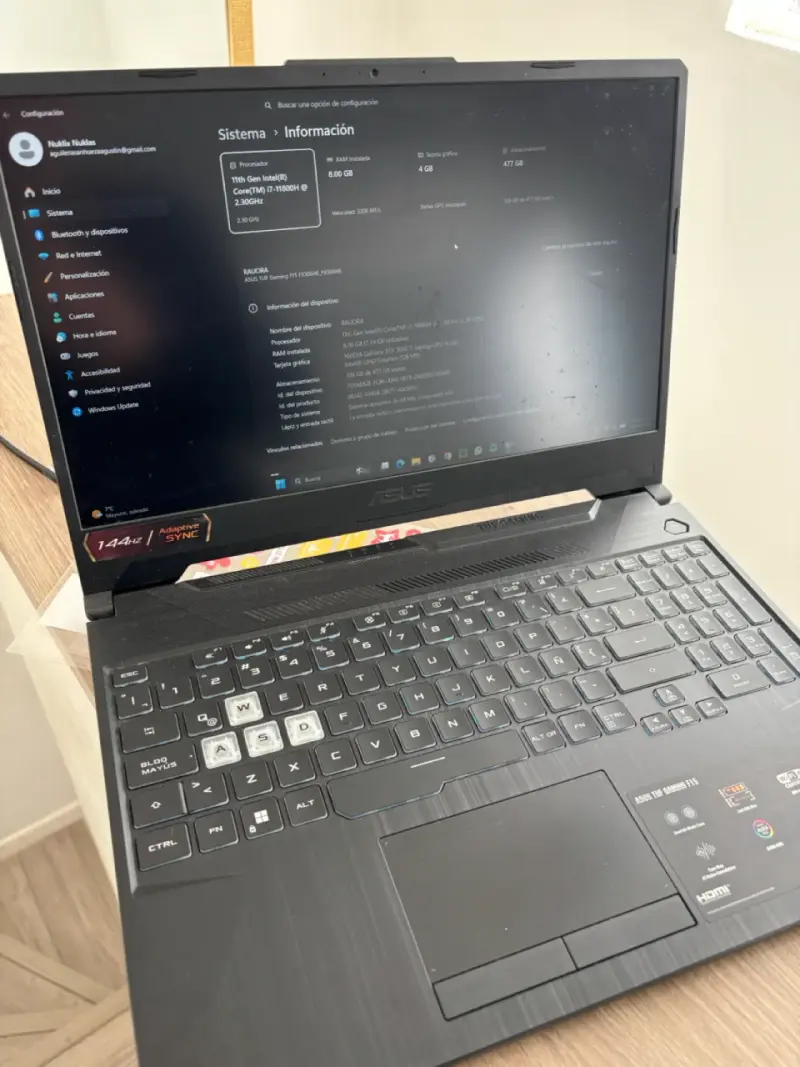 Laptop ASUS TUF Gaming F15 15.6'' - 1