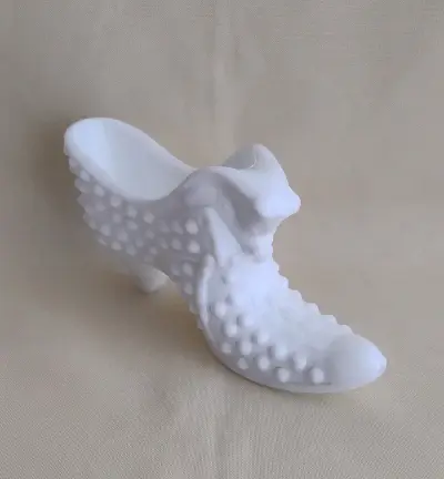 Zapato Vintage Fenton Usa Opalina - miniatura 1
