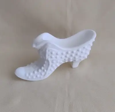 Zapato Vintage Fenton Usa Opalina - miniatura 2