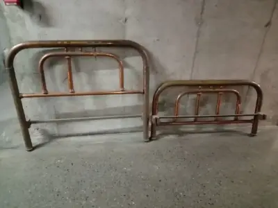 Cabecera de cama de bronce vintage - miniatura 2