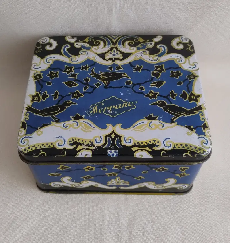 Caja metálica decorativa vintage Serrano - 2