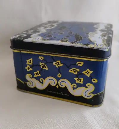 Caja metálica decorativa vintage Serrano - miniatura 3