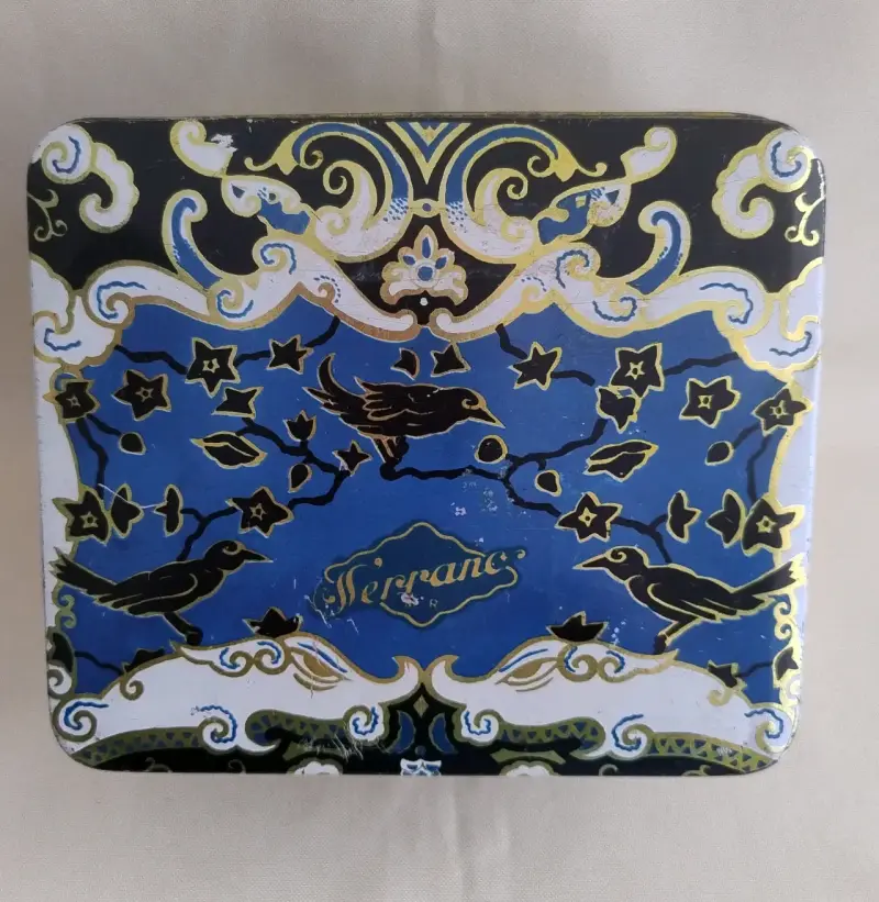 Caja metálica decorativa vintage Serrano - 5