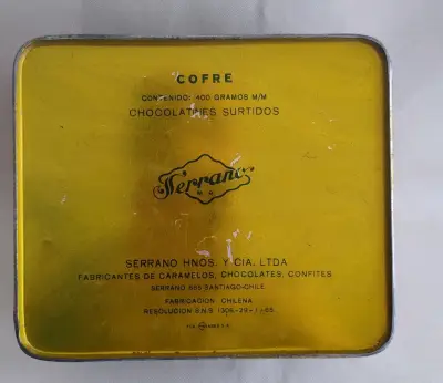 Caja metálica decorativa vintage Serrano - miniatura 6