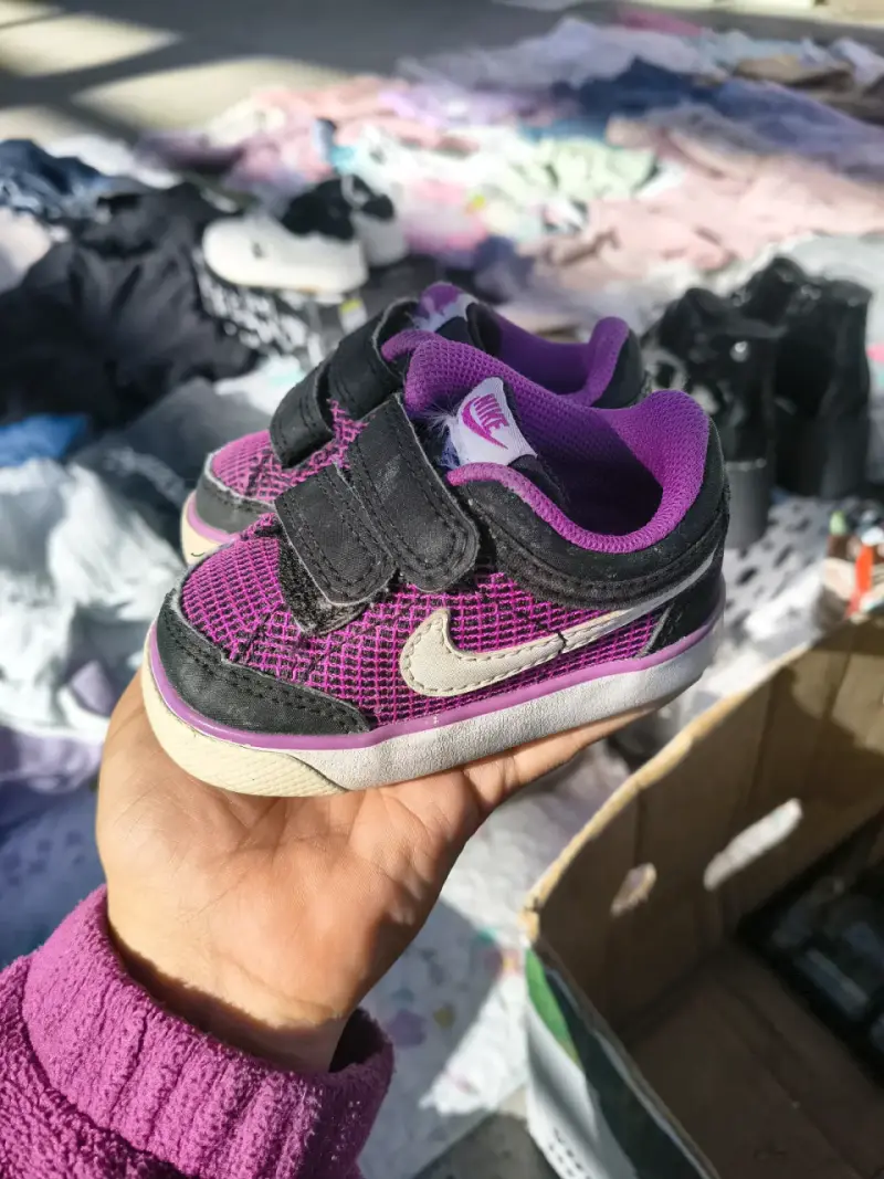 Zapatillas Nike para niños color morado n18.5 - 2