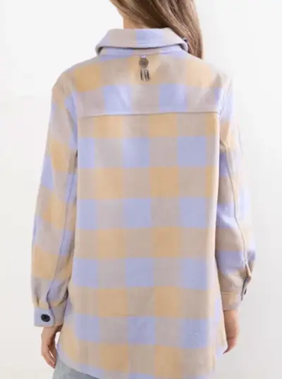 Chaqueta estilo sobrecamisa mujer - miniatura 2