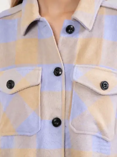 Chaqueta estilo sobrecamisa mujer - miniatura 3