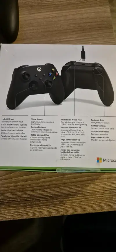 Control inalámbrico Xbox Series X negro - miniatura 1