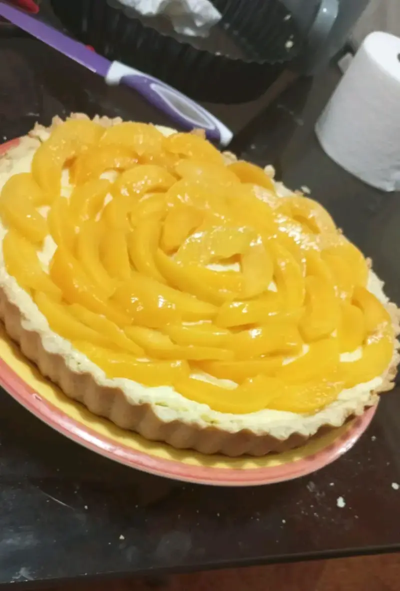 Tartaleta de durazno y frutas frescas - 2