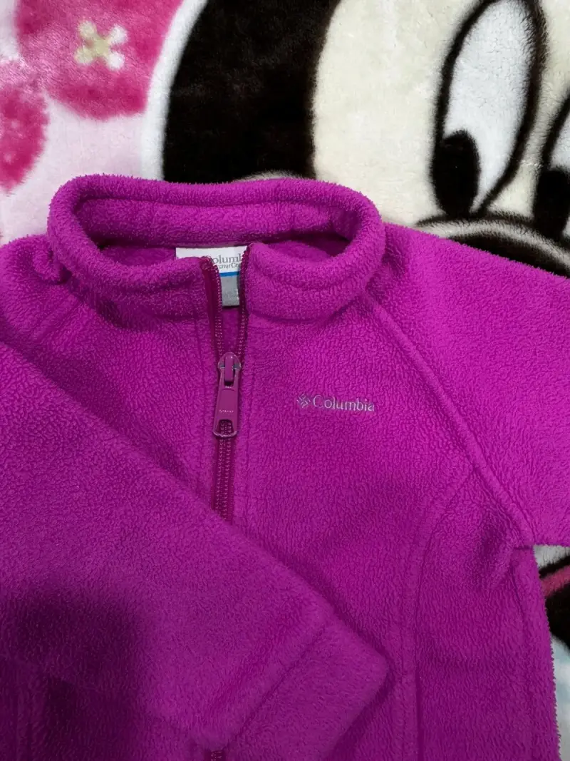 Polar fleece Columbia morado para niña - 1