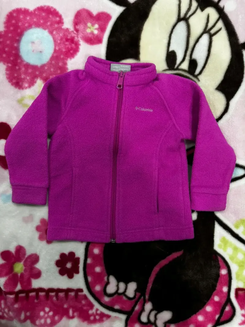 Polar fleece Columbia morado para niña - 2
