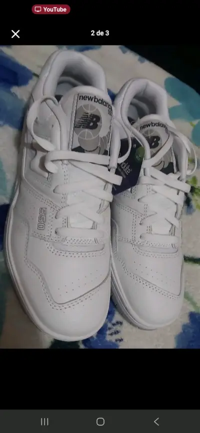 Zapatillas New Balance 550 blancas - miniatura 2