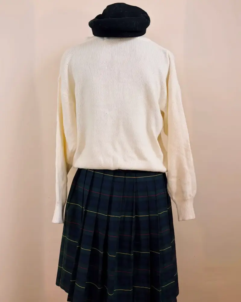Conjunto preppy / academia / tartán / aesthetic - 2