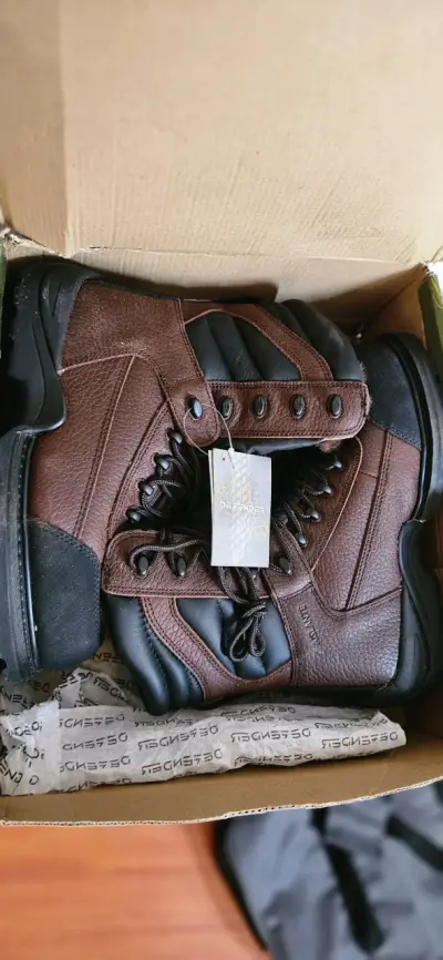 Botas de cuero marrón Aslante - miniatura 2