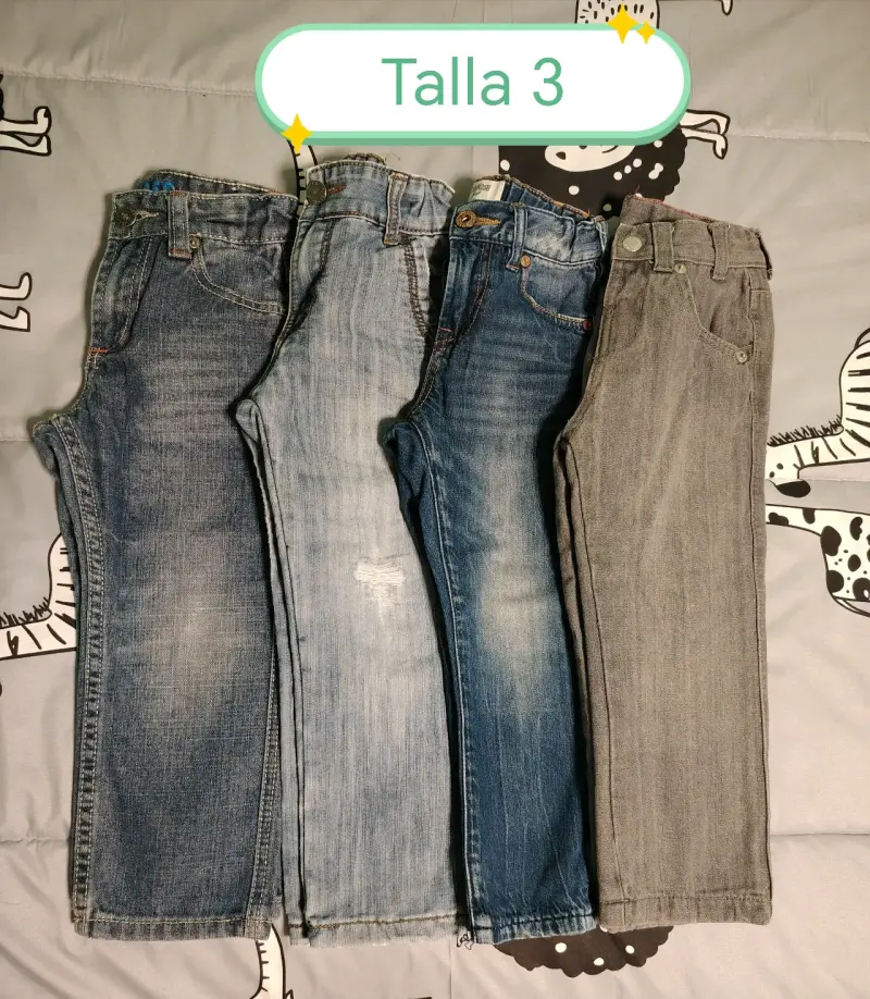 Lote de ropa para niños talla 3 - 3