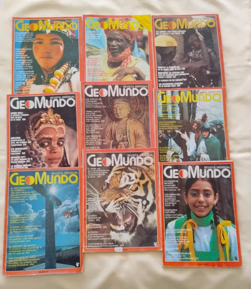 Colección de revistas GeoMundo vintage - 2