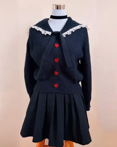 Chaleco kawaii / sailor fuku / cute aesthetic - miniatura 1