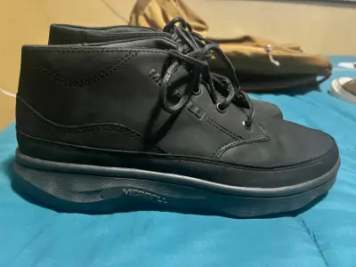 Botas Merrell negras de cuero - miniatura 2