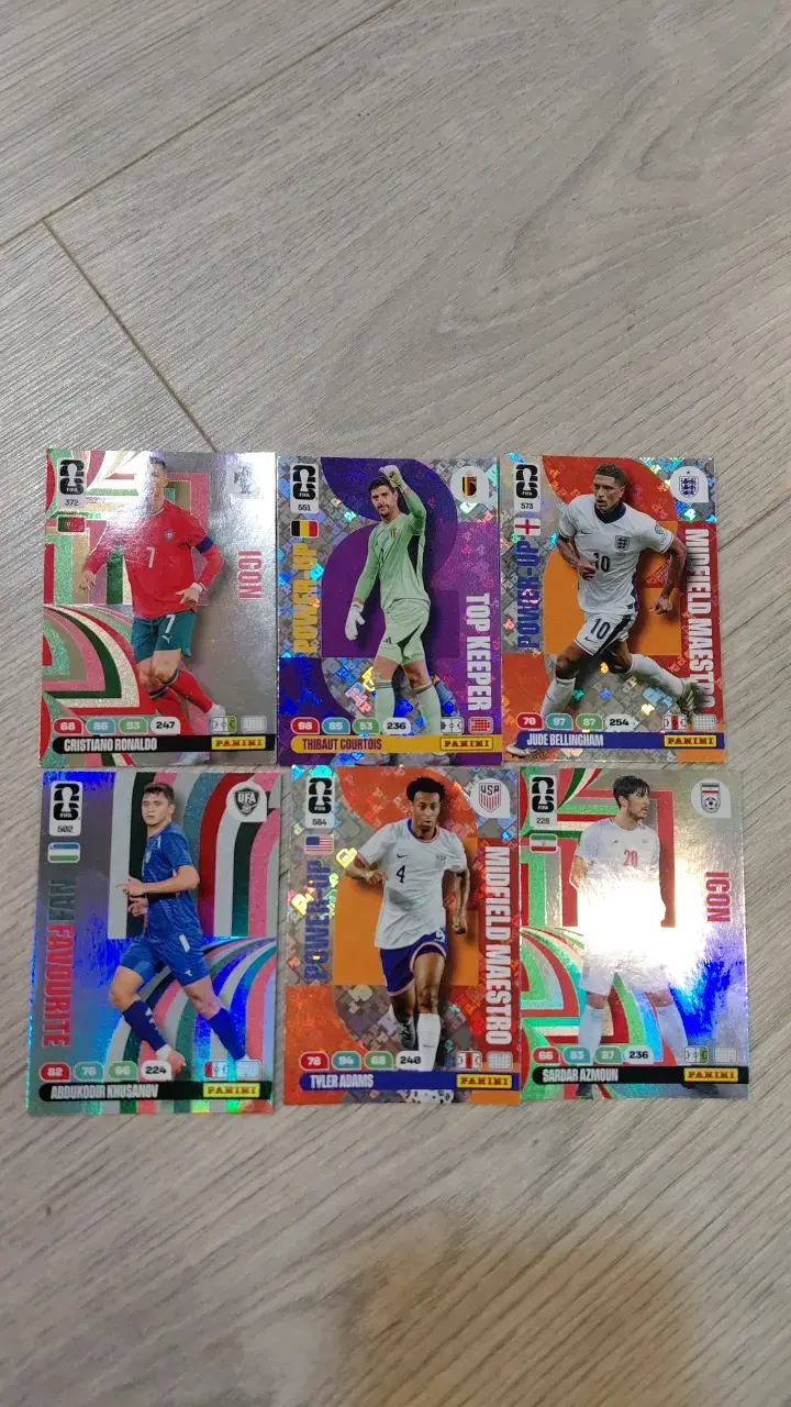 Colección de tarjetas Panini de fútbol - 1
