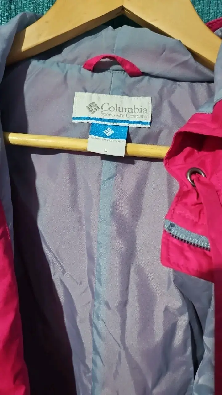 Cortaviento Columbia original  fucsia - 2