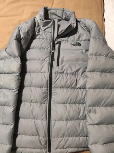 Chaqueta acolchada The North Face gris - miniatura 4