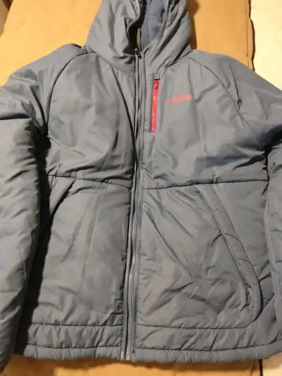 Chaqueta azul con capucha Diadora - miniatura 1