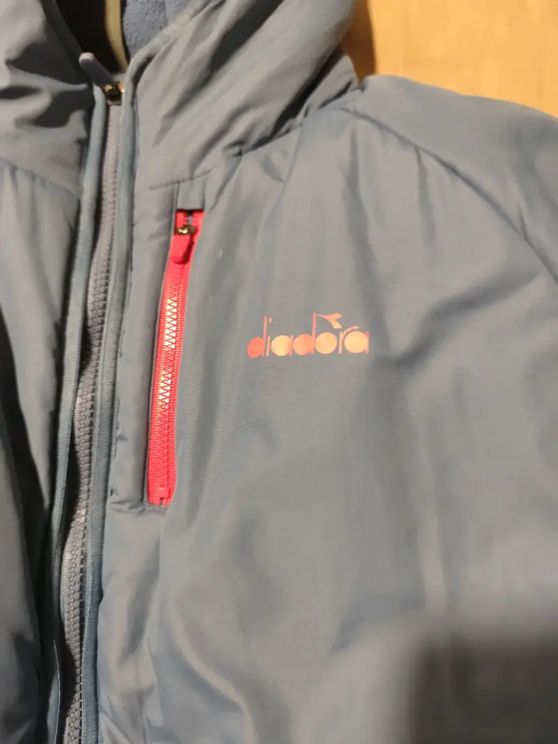 Chaqueta azul con capucha Diadora - 2