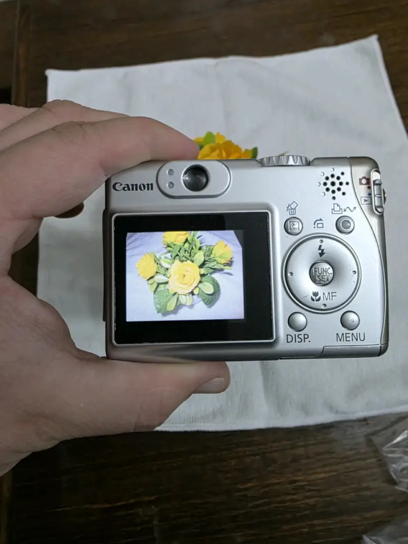 Camara Vintage Canon Power Shot A530 - 4