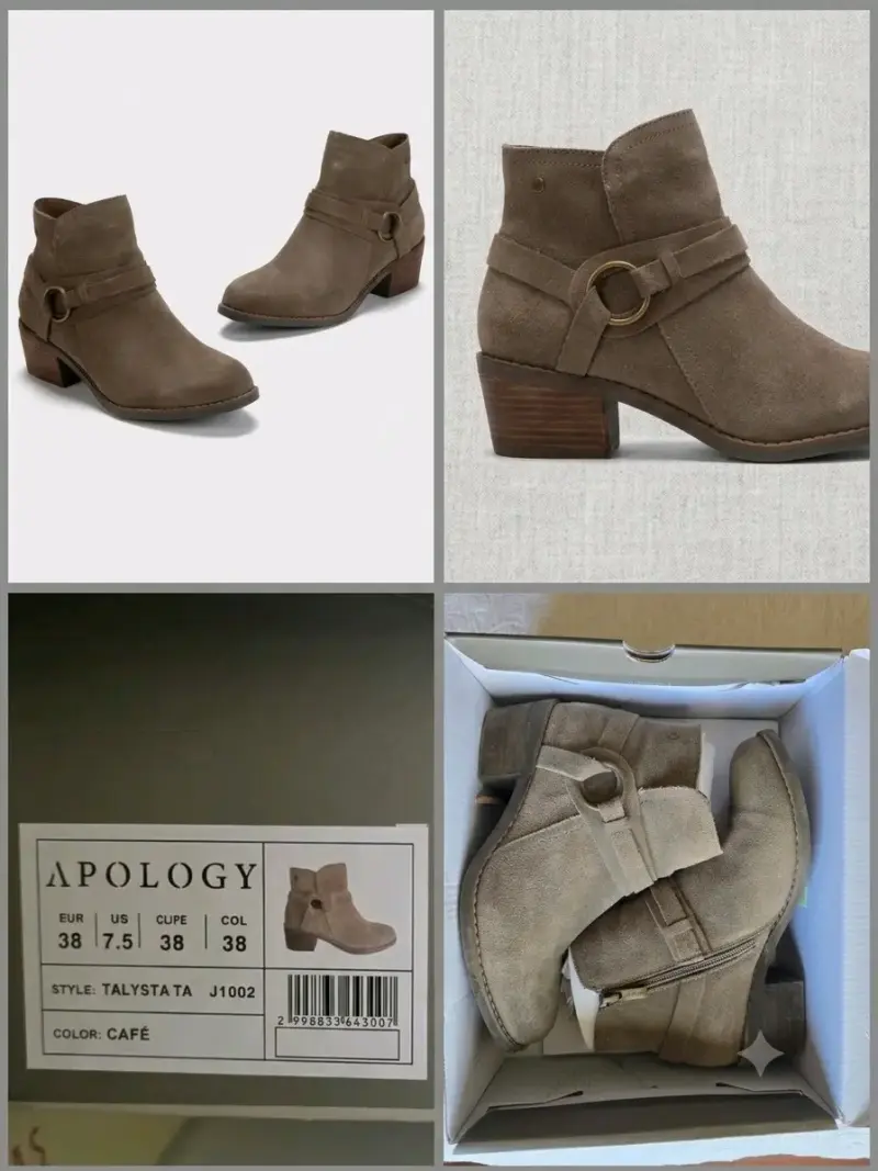 Botines Apology Taly Sta café mujer - 1