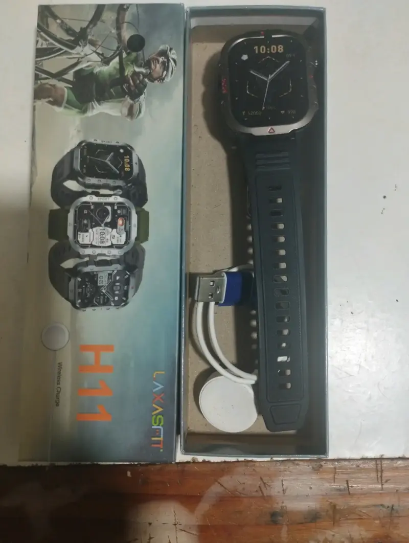 Smartwatch Laxasit H11 con carga inalámbrica