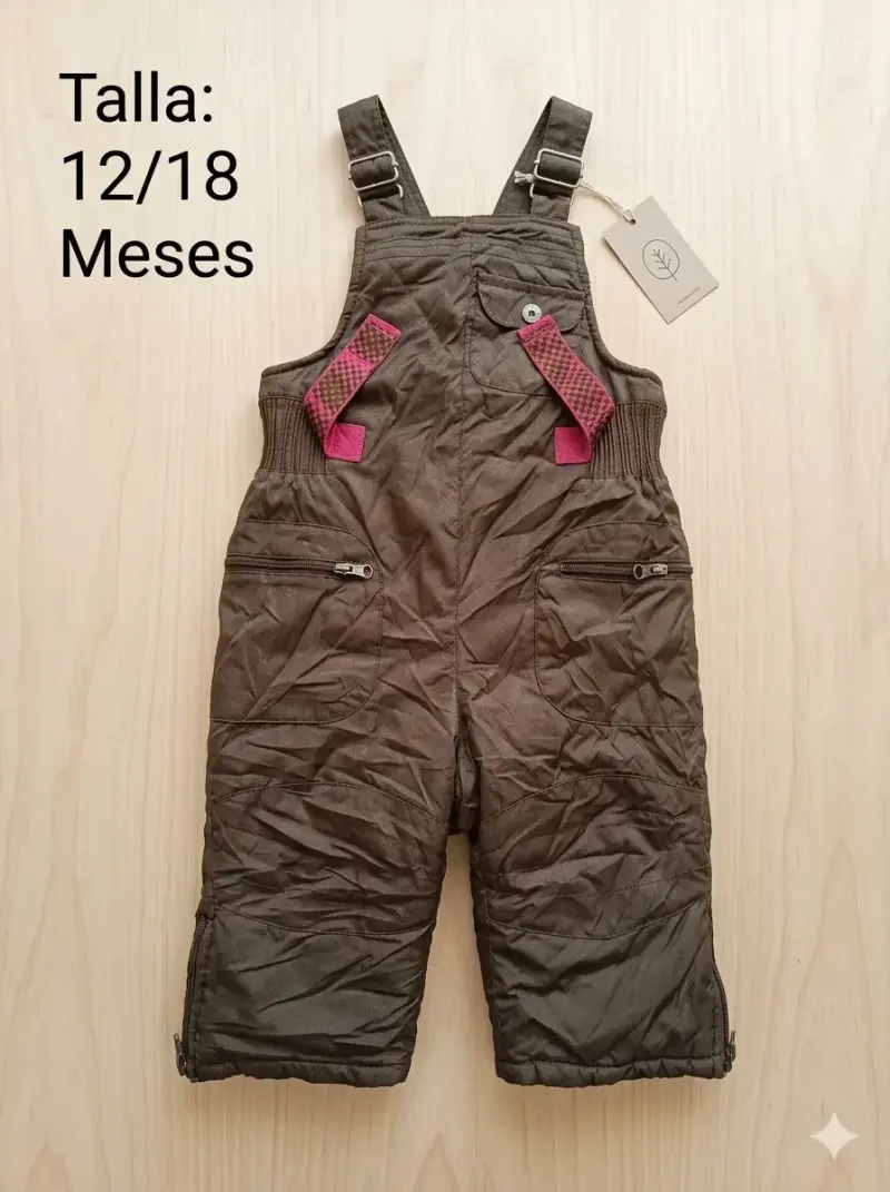 Overol de invierno para bebé 12/18 meses