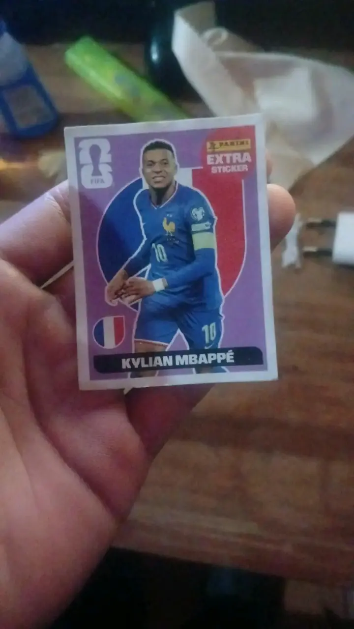 Lámina Panini Kylian Mbappé FIFA 2026