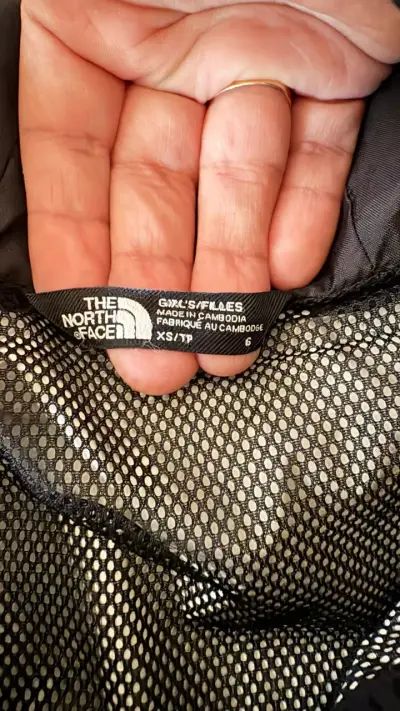 Chaqueta impermeable The North Face negra - miniatura 2