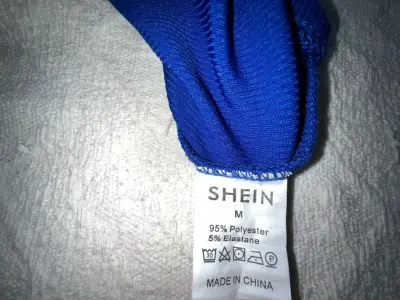 Top  azul sin mangas talla M - miniatura 3