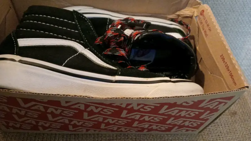 Zapatillas Vans negras de caña alta - 5