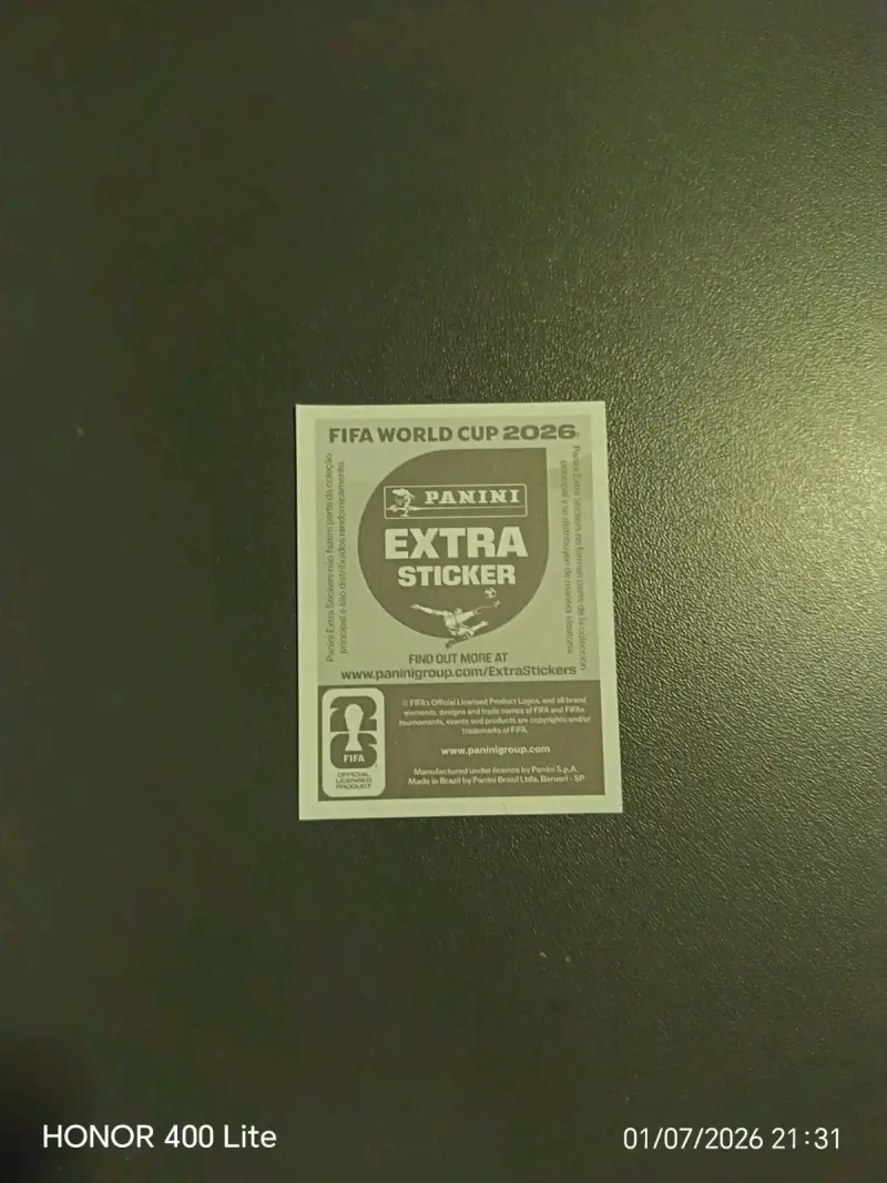 Lámina Panini Extra FIFA World Cup 2026 - 1