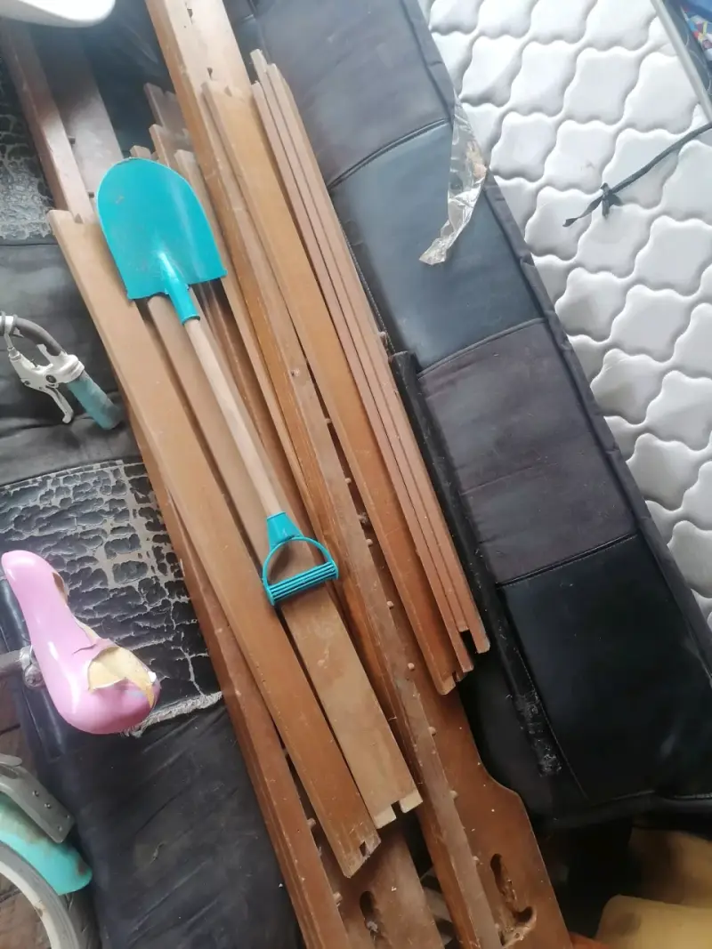 Partes de cama de madera para ensamblar - 1