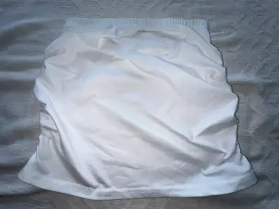 Falda blanca elástica talla M - miniatura 2