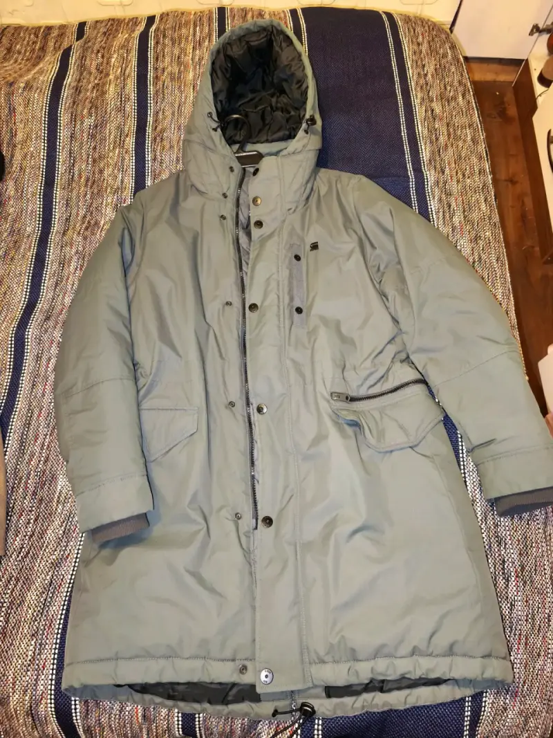 Parka Raw G-Star verde petróleo - 1