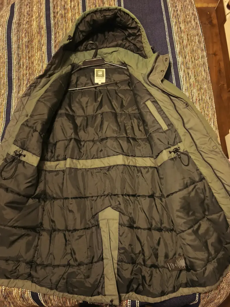 Parka Raw G-Star verde petróleo - 2