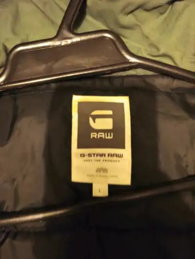 Parka Raw G-Star verde petróleo - miniatura 3