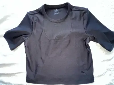 Polera deportiva negra Puma para mujer talla S - miniatura 1