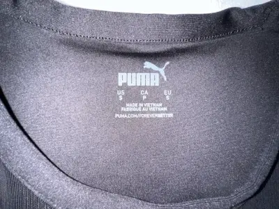Polera deportiva negra Puma para mujer talla S - miniatura 3
