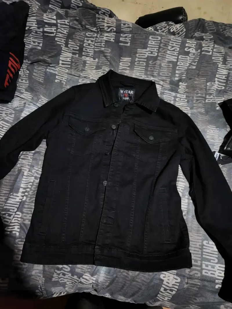 Chaqueta de mezclilla negra M Star - 1