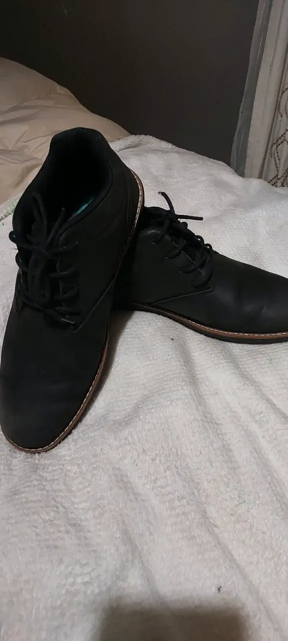 Zapatos de cuero negro para hombre - 2