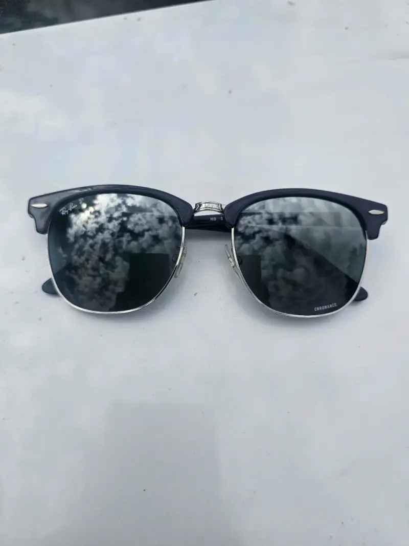 Gafas de sol Ray-Ban polarizadas marco azul - 2