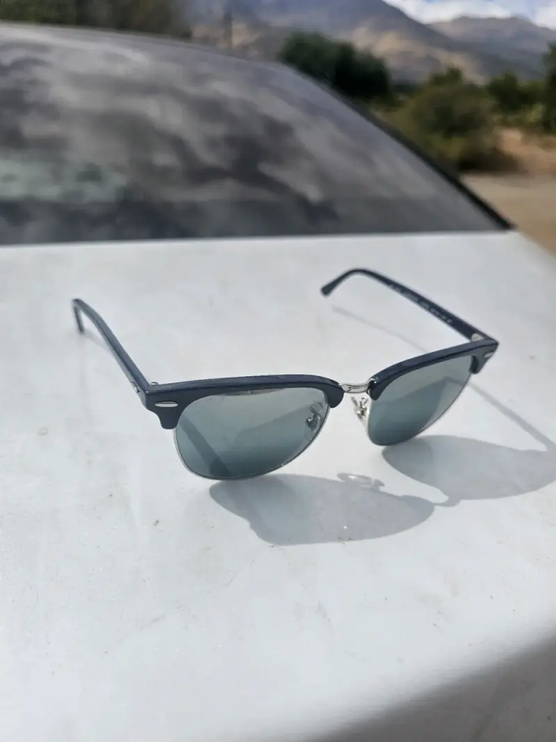Gafas de sol Ray-Ban polarizadas marco azul - 6